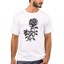 Pen and Ink Rose T-Shirt
