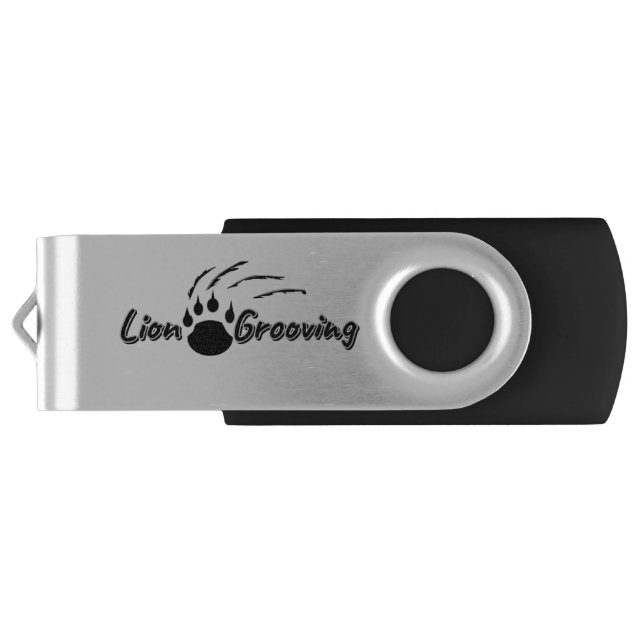 Pen Drive Spinning Lion Grooving (Back)