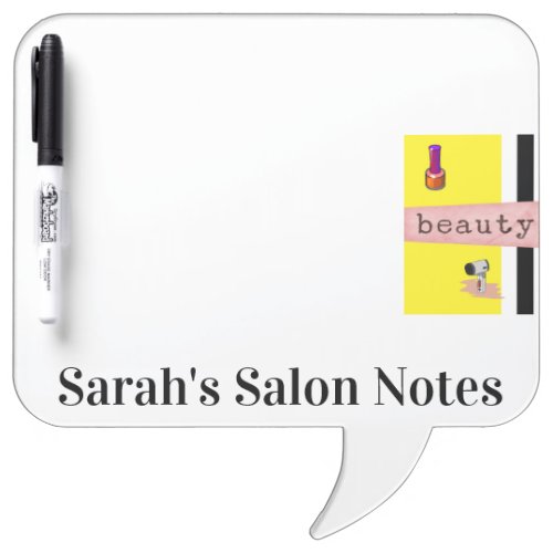 Pen Dry Erase Board Beauty Salon Notes