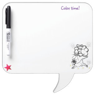 Pen Dry Erase Board Cow Clouds