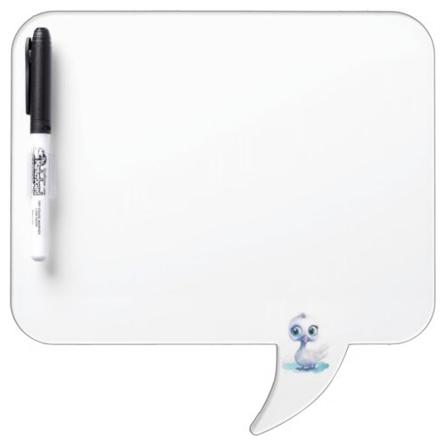 Pen Dry Erase Board Cute White Duck