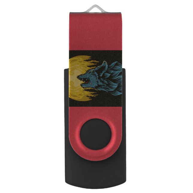 Pen-fox Flash Drive (Front Vertical)