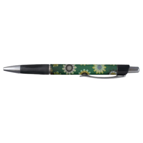 Pen Grip _ Afghan Daisy Pattern Pen