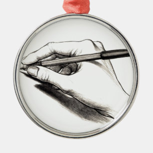 Pen Metal Ornament