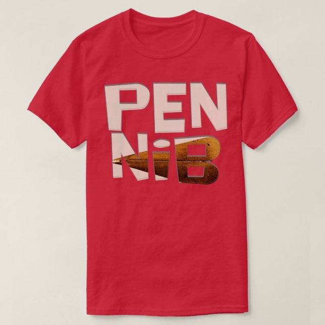 Pen Nib T-Shirt (Design Front)