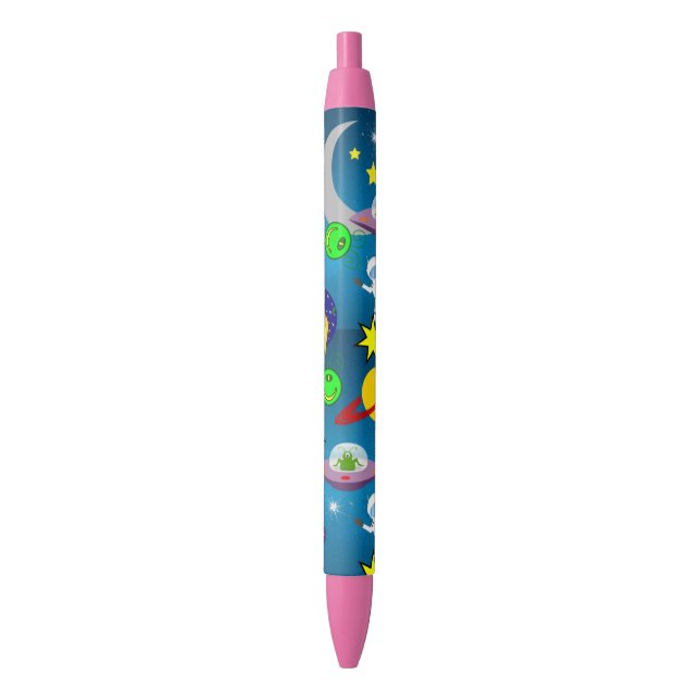 Pen Office and School Pen Aliens Astronaut Space (Front Vertical)