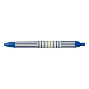 Pen Office and School Pen  Blue Yellow Stripe
