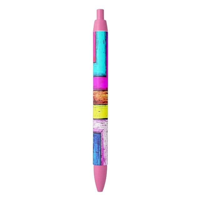 Pen Office and School Pen Colorful Squares (Front Vertical)