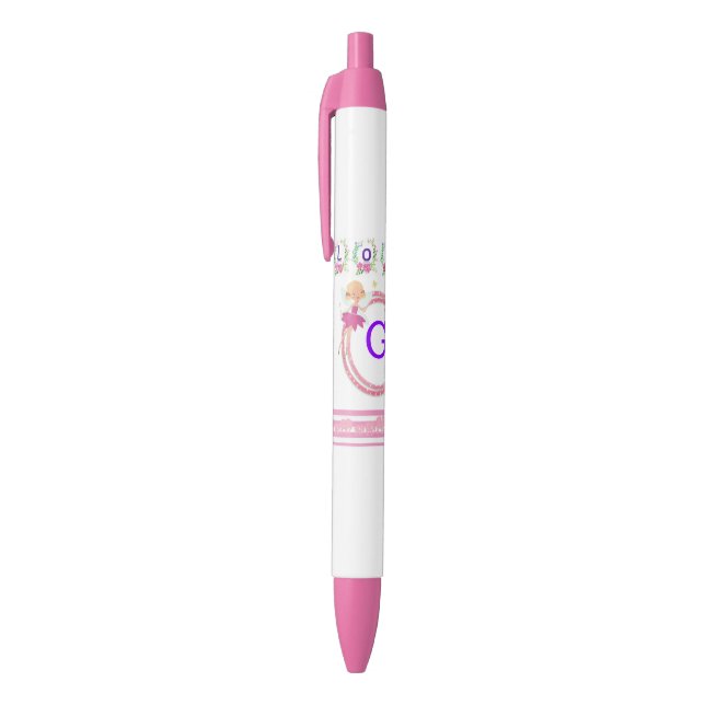 Pen Office and School Pen Fairy Floral Love Hearts (Top (Vertical))