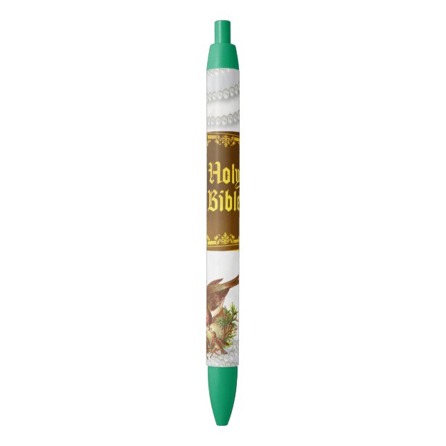 Pen Office and School Pen Holy Bible Birds (Front Vertical)