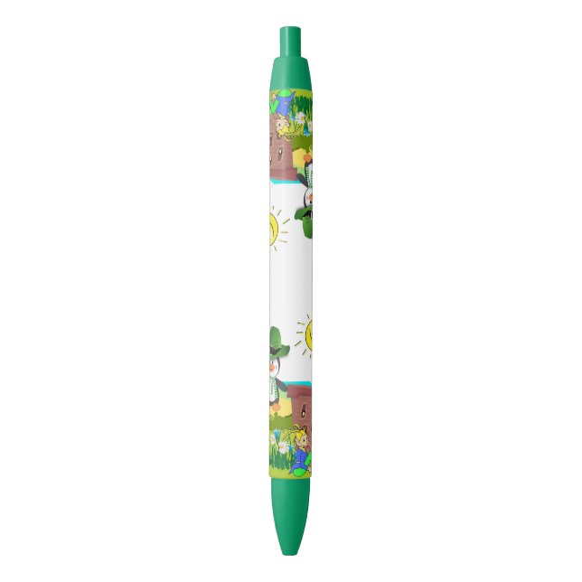 Pen Office and School Pen St. Patrick's Penguin (Front Vertical)