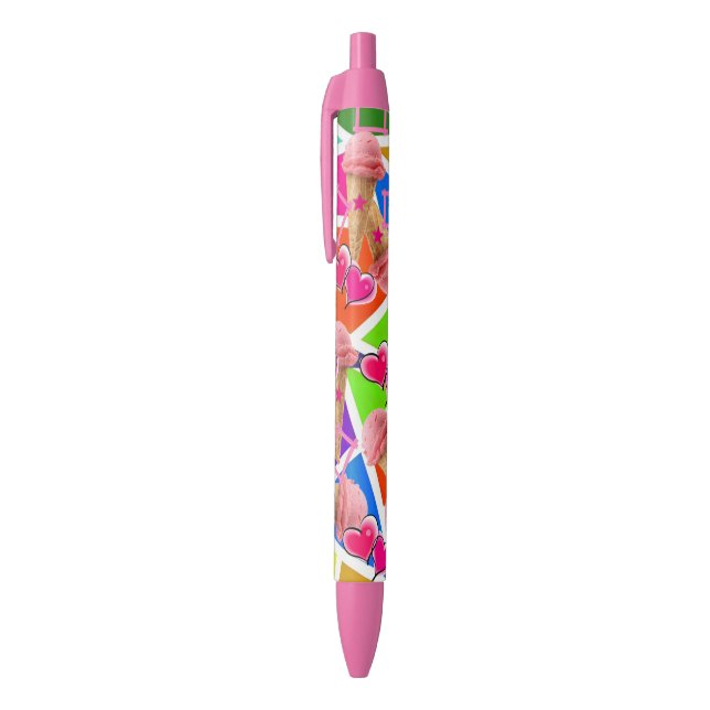 Pen Office and School Pen Strawberry Ice Cream (Top (Vertical))
