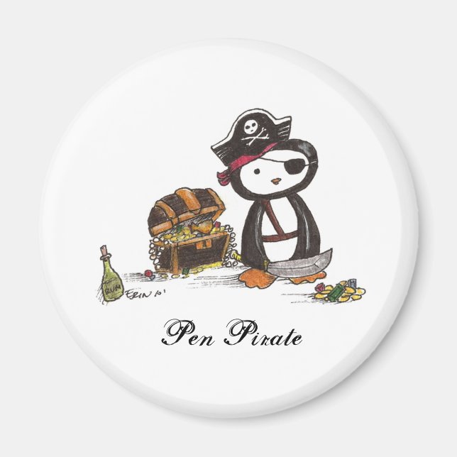 Pen Pirate Magnet (Front)
