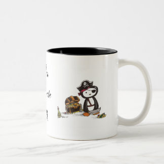 Pen Pirate Two-Tone Coffee Mug