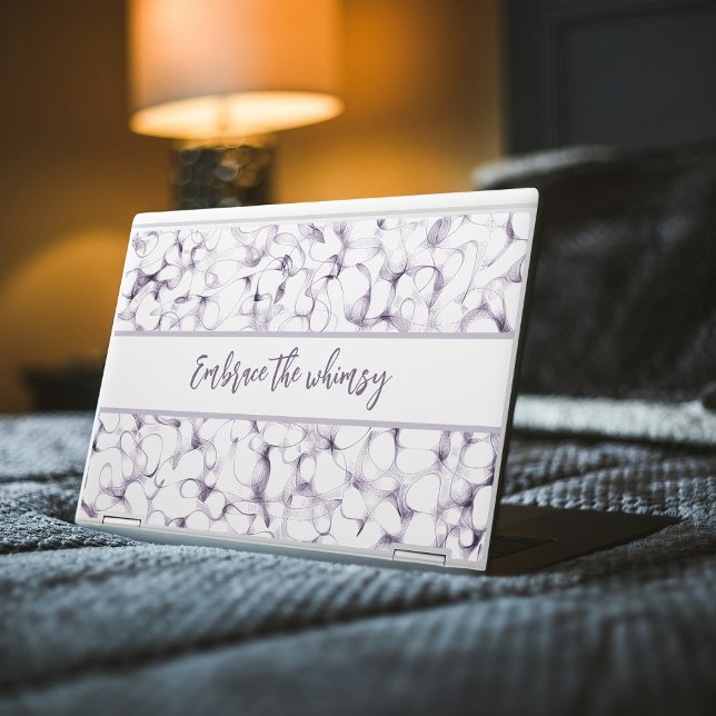 Pen Strokes Abstract Script HP Laptop Skin (Creator Uploaded)