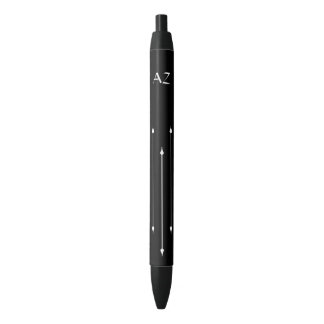 Pen - White Arrows with Initials