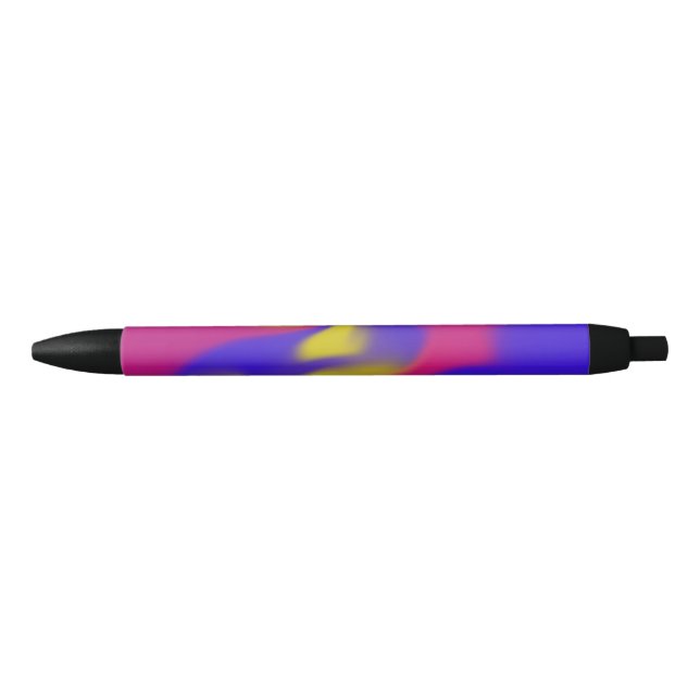 Pen with Colorful Smudge Design (Front)