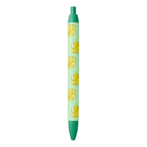 Pen with fun lemon slice design