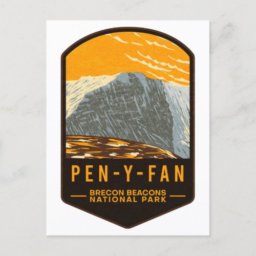 Pen_Y_Fan Brecon Beacons National Park Postcard