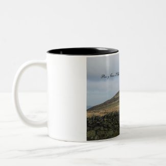 Pen y Gaer Hillfort, Conwy County, Two-Tone Coffee Mug