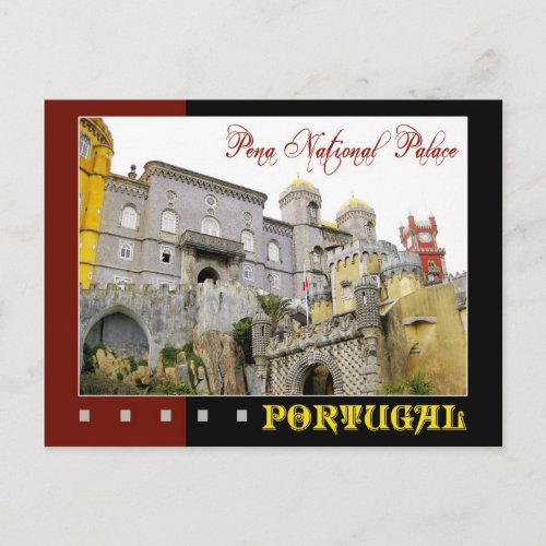 Pena National Palace Sintra Portugal Postcard