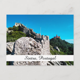 Pena Palace Castle of the Moors Sintra Portugal Postcard