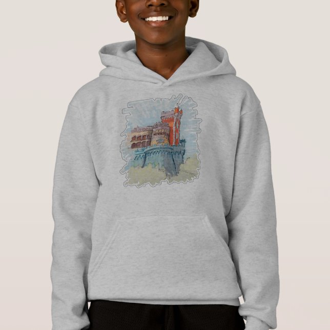 Pena Palace in Sintra, Portugal Hoodie (Front)