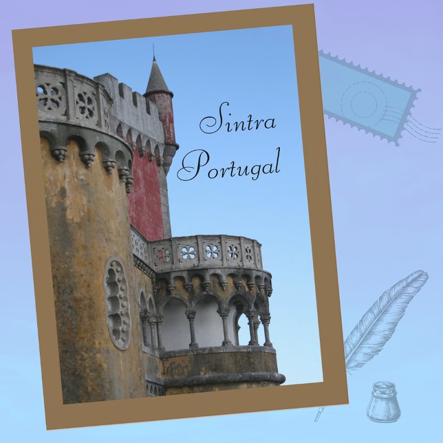 Pena Palace in Sintra Portugal Postcard (Creator Uploaded)