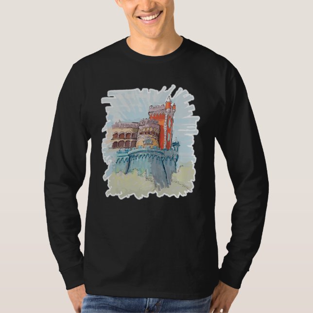 Pena Palace in Sintra, Portugal T-Shirt (Front)