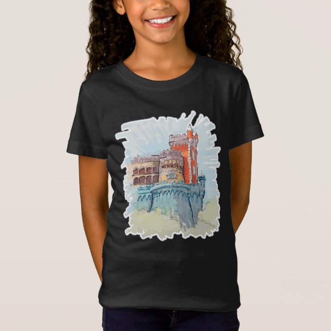 Pena Palace in Sintra, Portugal T-Shirt (Front)