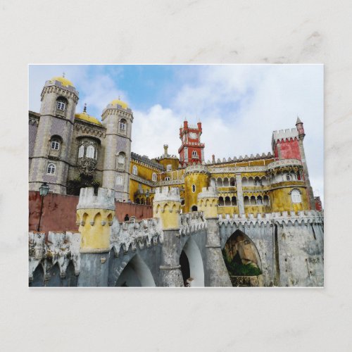 Pena Palace Lisbon Portugal UNESCO heritage Postcard