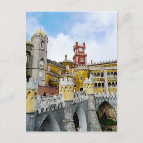 Pena Palace Lisbon Portugal UNESCO Postcard