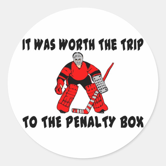 Penalty Box Classic Round Sticker (Front)