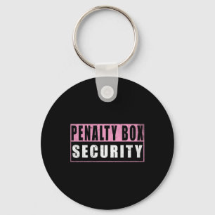 Penalty Box Security Funny Ice Hockey _5  Keychain
