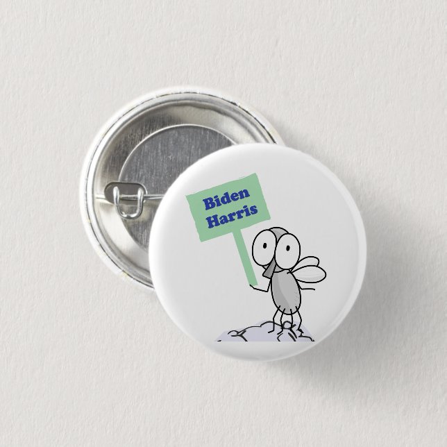 Pence Fly for Biden Harris Button (Front & Back)