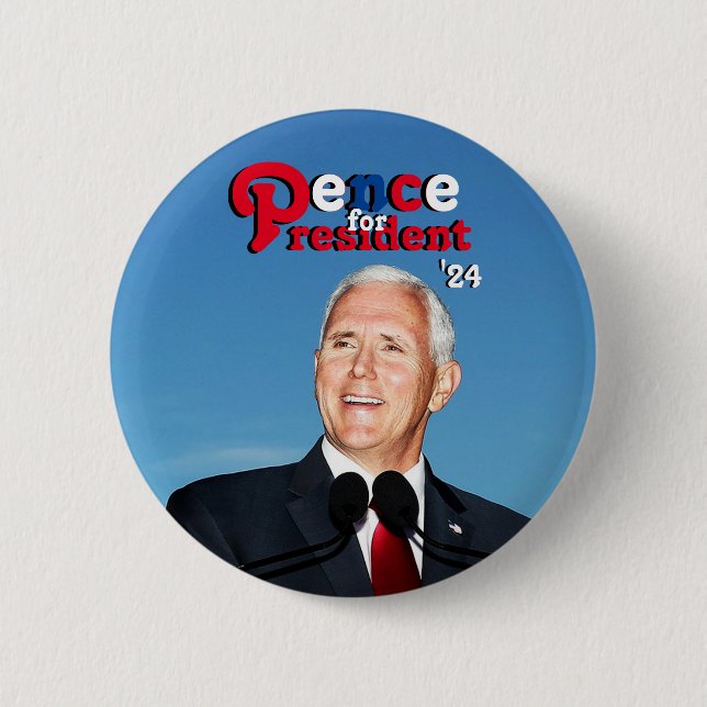 Pence for President '24 Button (Front)