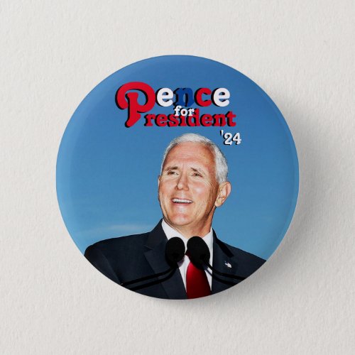 Pence for President 24 Button