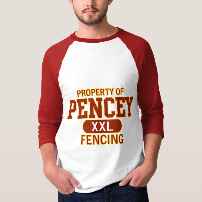 Pencey Fencing Jersey T-Shirt (Front)