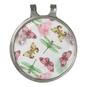 Pencil Art Butterfly Drawing Golf Hat Clip