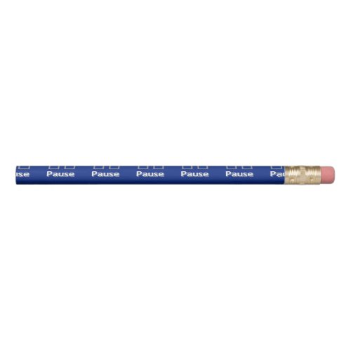 Pencil Blue Pause 