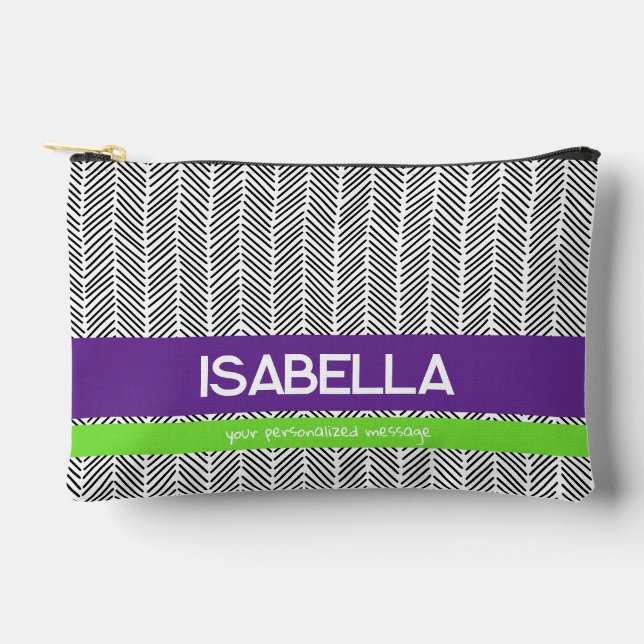 Pencil Case Personalized Accessory Pouch (Front)