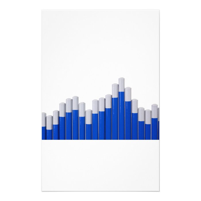 Pencil chart personalized stationery