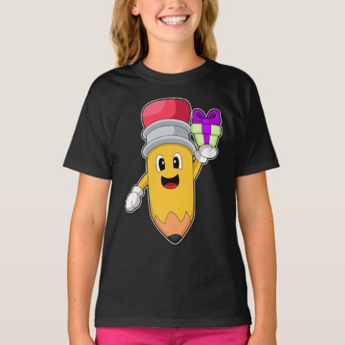 Pencil Christmas Package T_Shirt