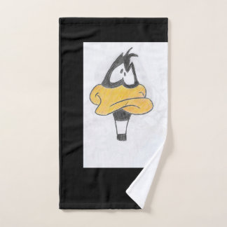 pencil drawing hand towel