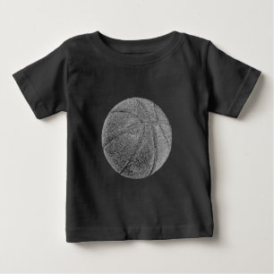 Pencil Effect Basketball Baby T-Shirt
