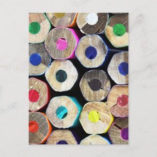 Pencil ends postcard
