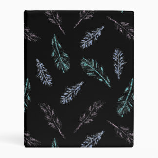 Pencil Feathers Mini 1'' Binder
