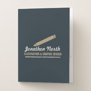 Pencil Graphic Design ID299 Pocket Folder