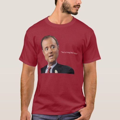 Pencil Neck Adam Schiff Funny Bug_Eyed Caricature T_Shirt