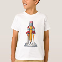 Pencil Rocket Blast Off Kids